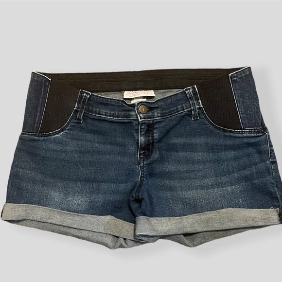 Ingrid & Isabel Pants - ❤️HOST PICK❤️Blue Jean-Isabel Maternity Cuffed Shorts By Ingrid & Isabel-Size 10